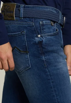 New River Woods Tight fit jeans 5-zakken stone -