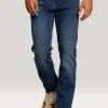Clearance River Woods Tight fit 5-pocket stretch jeansbroek stone -