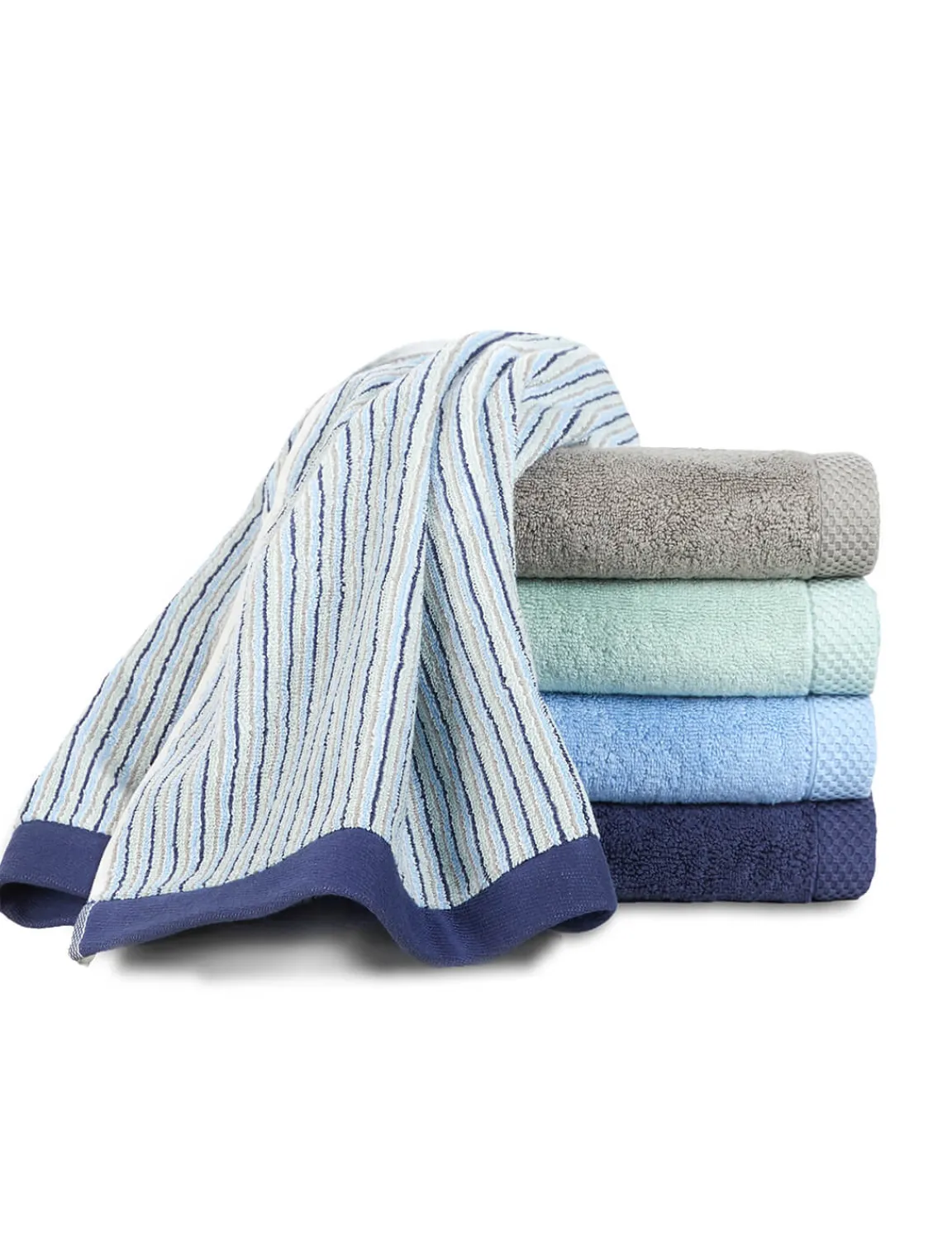 Online River Woods Top kwaliteit gestreepte kleine handdoek by Clarysse -