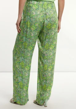 Sale River Woods Viscose fantasiebroek groen -