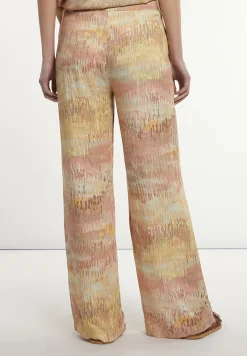 New River Woods Viscose wijde fantasiebroek multi -