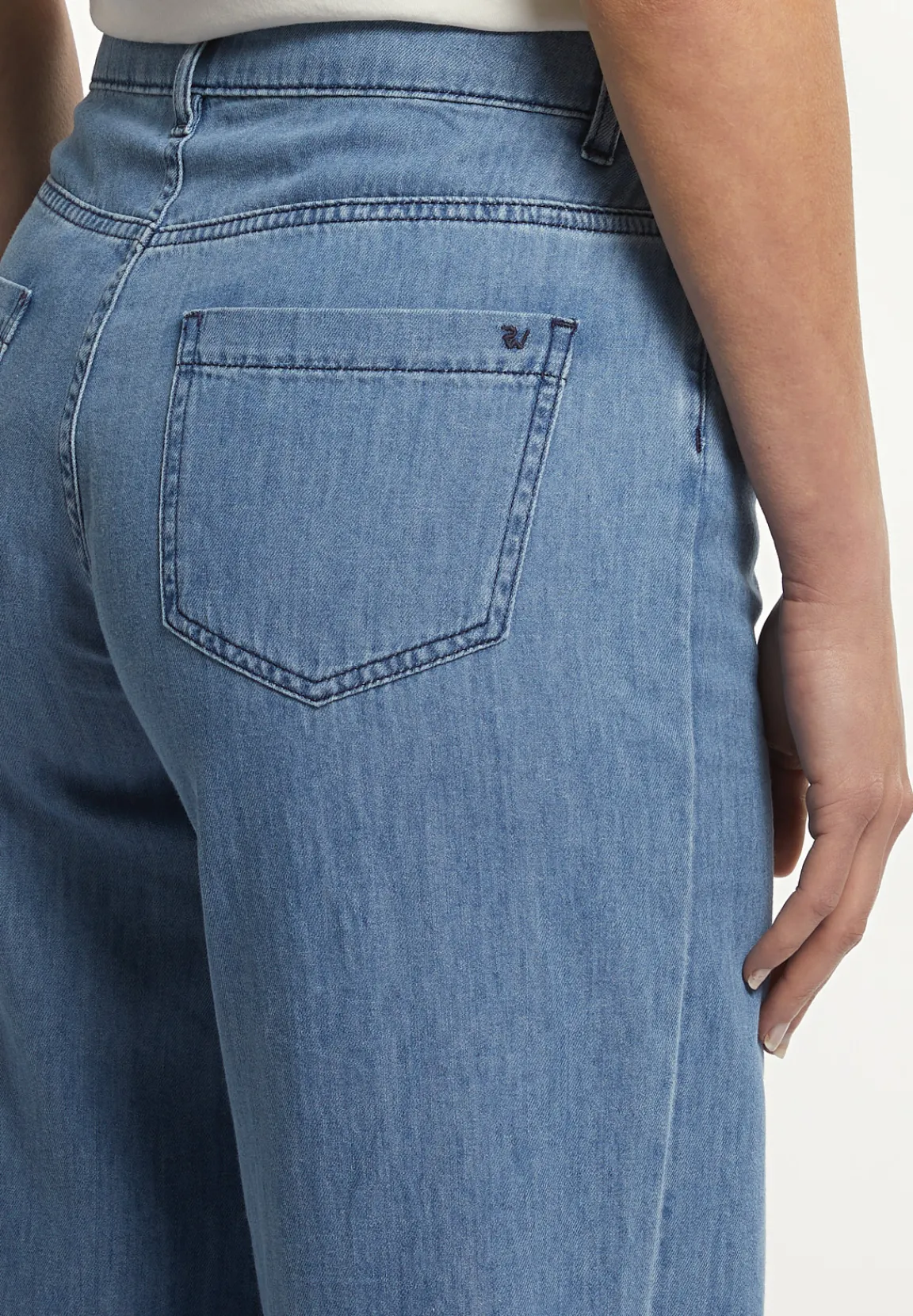 Sale River Woods Wijde broek 5-zakken blauw -