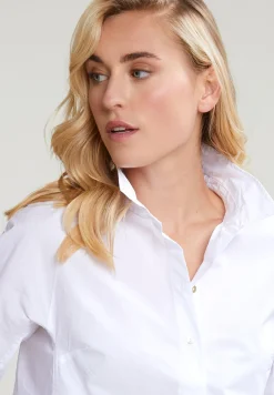 Outlet River Woods Witte effen blouse -