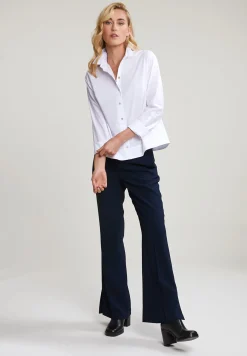 Outlet River Woods Witte effen blouse -