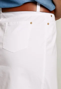 Clearance River Woods Witte effen midirok -