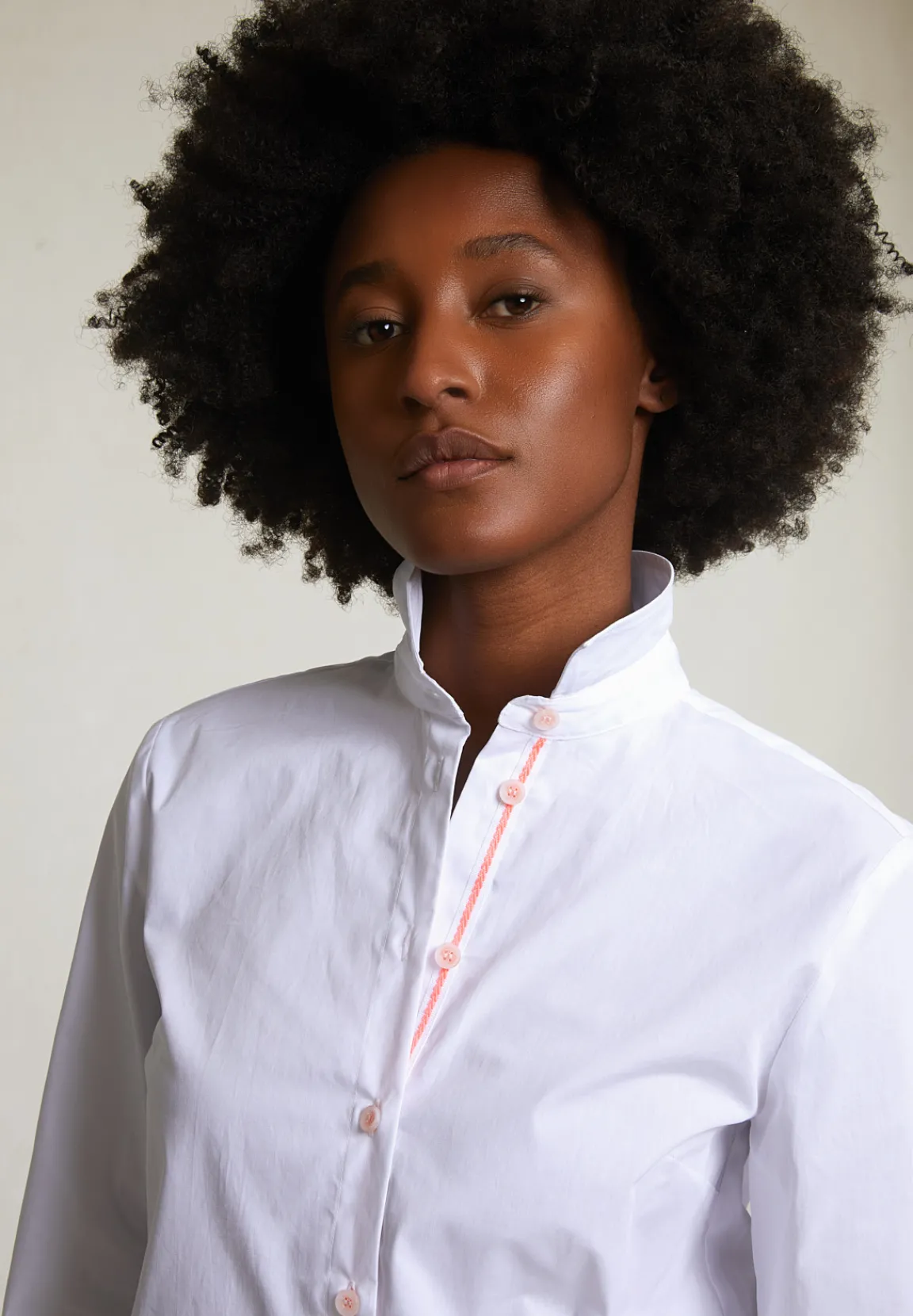 Clearance River Woods Witte geknoopte blouse lange mouwen -