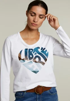 Best River Woods Witte T-shirt ronde hals -