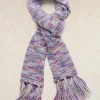 Outlet River Woods Wollen sjaal met franjes multi -