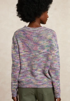 Fashion River Woods Wollen trui opstaande kraag multi -