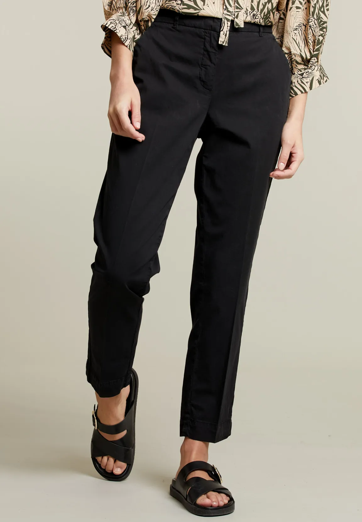 Fashion River Woods Zwarte chino broek -