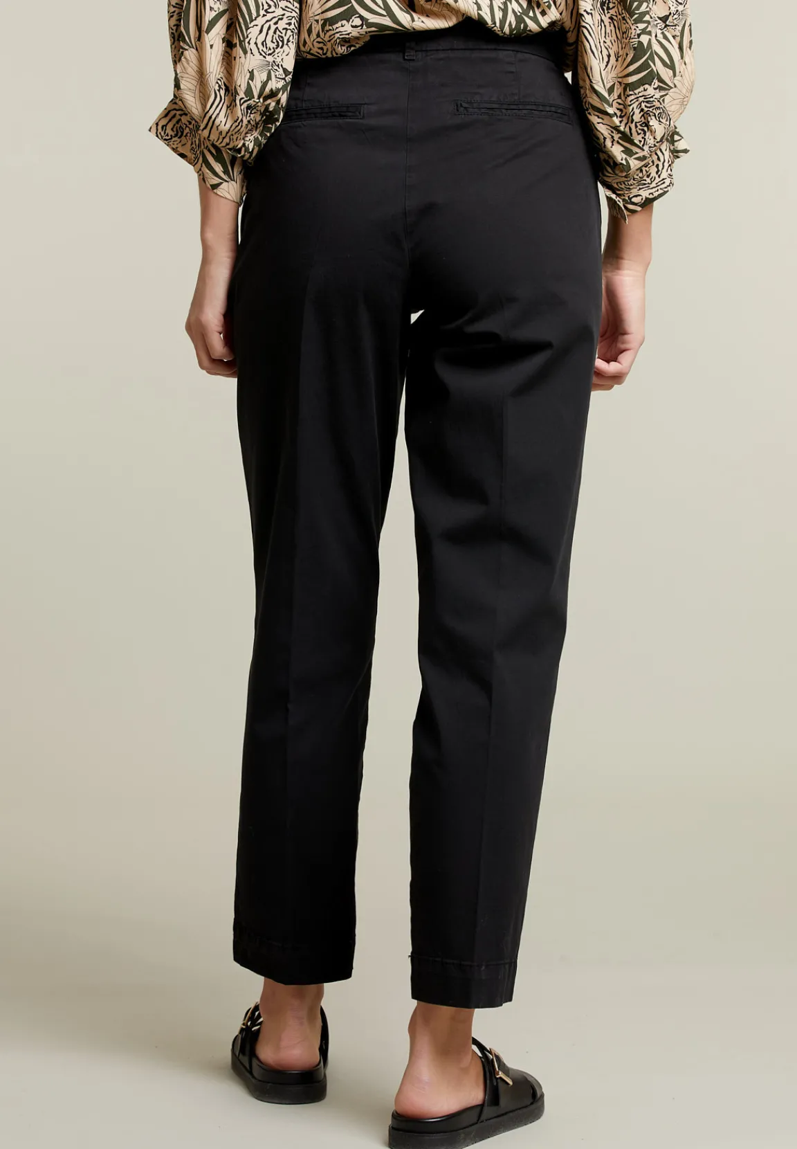 Fashion River Woods Zwarte chino broek -