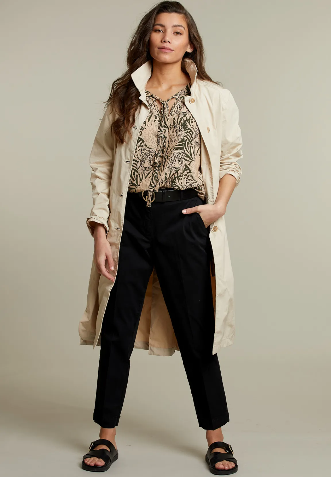 Fashion River Woods Zwarte chino broek -