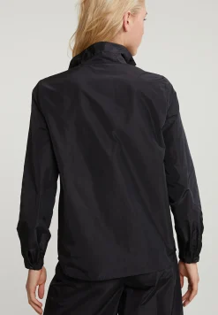 Online River Woods Zwarte taffeta blouse lange mouwen -